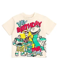 Toy Story Boys' Short Sleeve Birthday T-Shirt