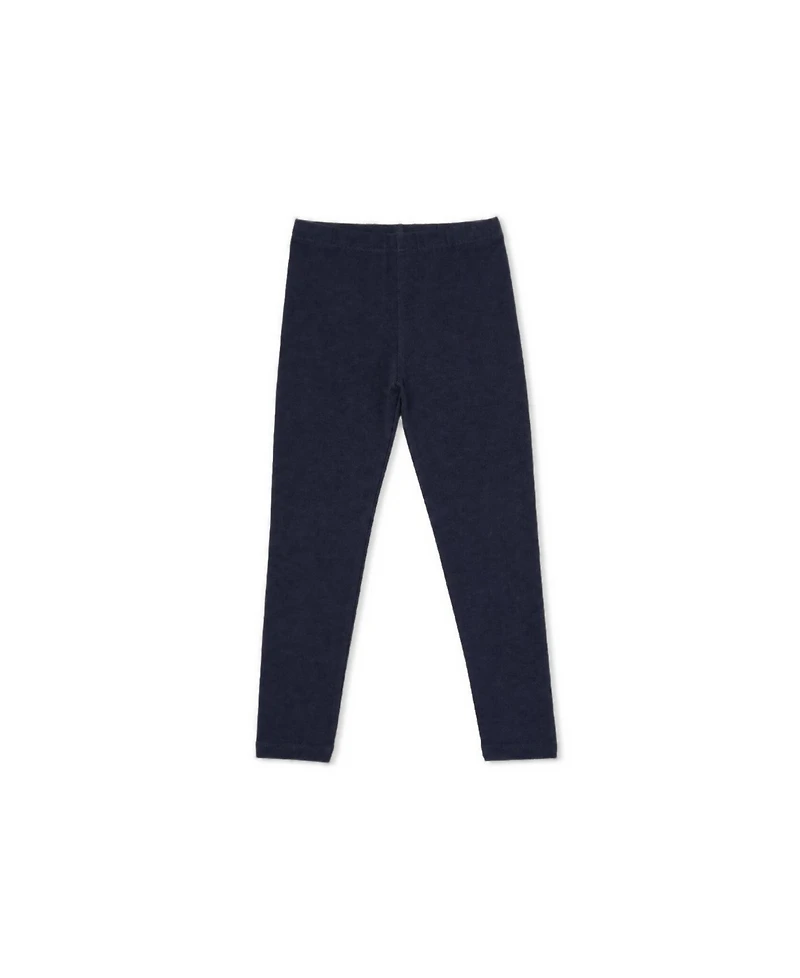 Deux par Deux Little and Big Girl (6-14) Rib Leggings