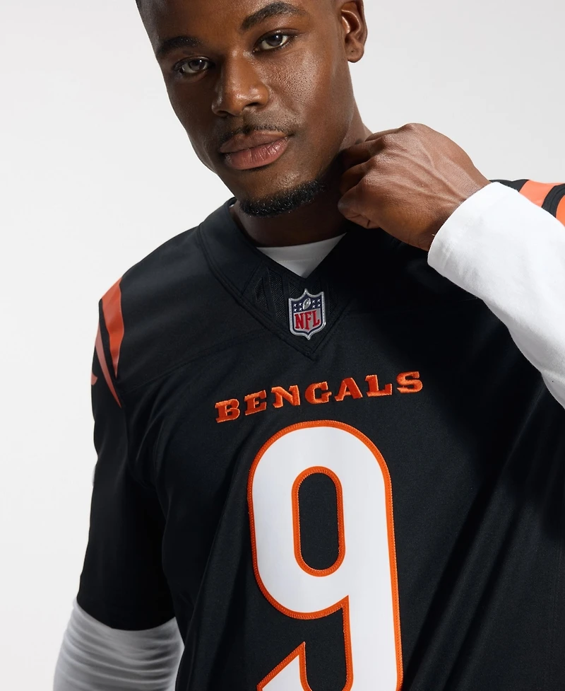 Nike Men's Joe Burrow Black Cincinnati Bengals Vapor F.u.s.e. Stitched Limited Jersey