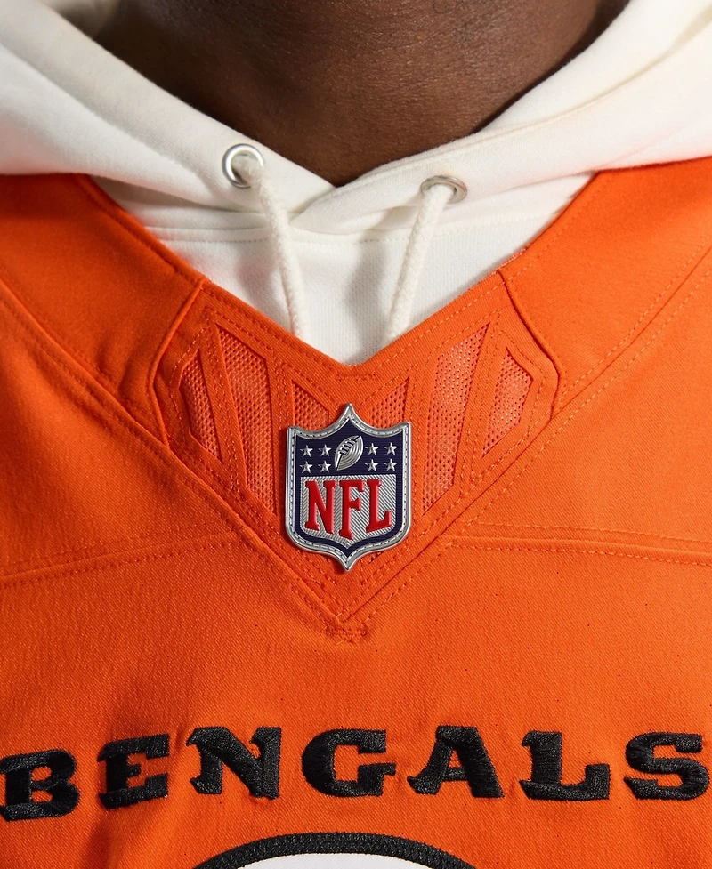 Men's Nike Joe Burrow Orange Cincinnati Bengals Vapor F.u.s.e. Elite Jersey