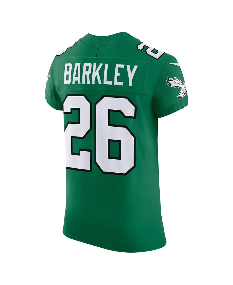 Nike Men's Saquon Barkley Kelly Green Philadelphia Eagles Alternate Vapor F.u.s.e. Elite Jersey