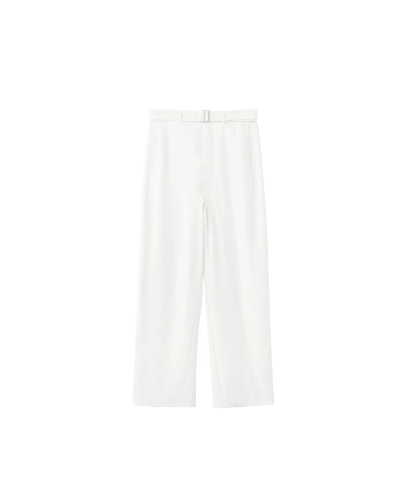 Mango Women's Straight-Fit Mid-Rise Pleated Pants