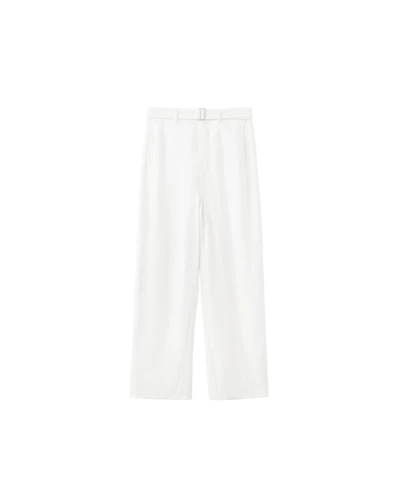 Mango Women's Straight-Fit Mid-Rise Pleated Pants