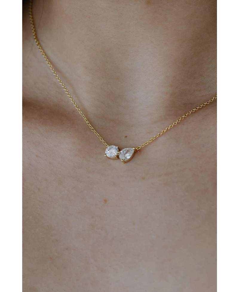 Untamed Petals Eternity Crystal Necklace