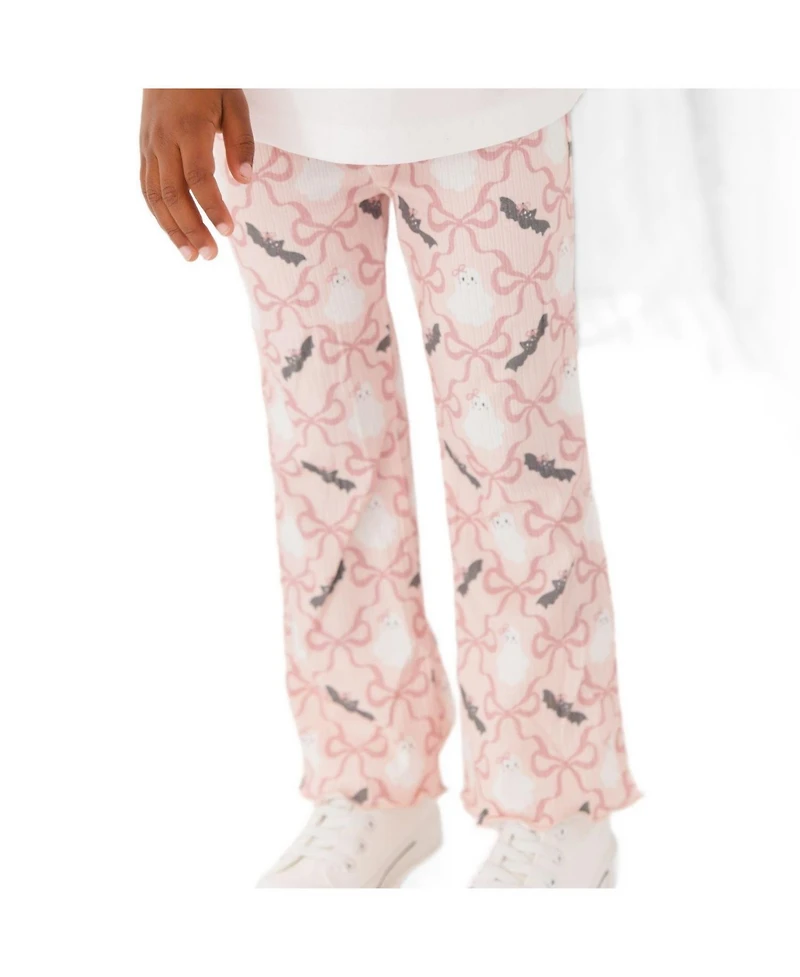 Sweet Wink Toddler Girls' 2T-5T Bat And Ghost Halloween Flare Leggings