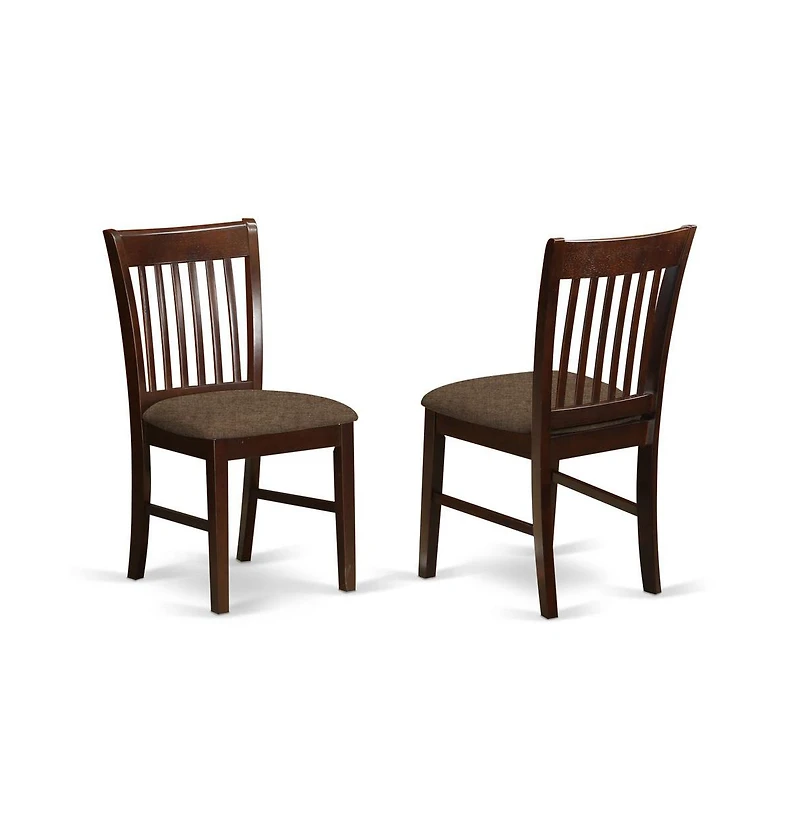 East West Furniture OXNO5-mah-c 5 Pc Kitchen Table set