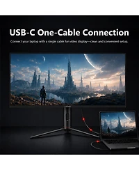 Z-edge UG40S 40" 21:9 Wqhd 3440x1440 144Hz 1ms Ips Gaming Monitor, FreeSync, Height/Tilt/Swivel Adjustable