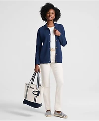 Lands' End Women's Drifter Barn Jacket Sweater