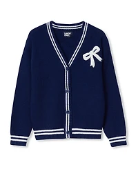 Lands' End Girls Varsity Cardigan