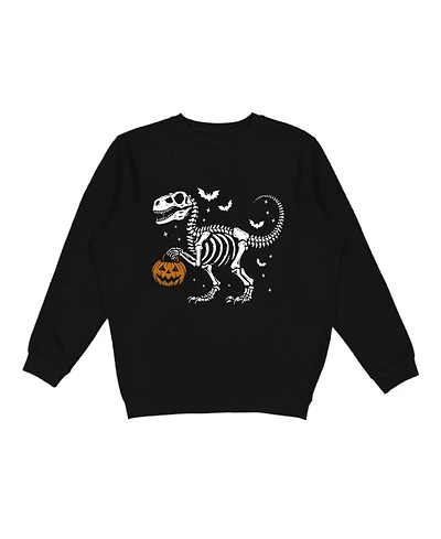 Sweet Wink Toddler Boys 2T-4T Dinosaur Skeleton Halloween Sweatshirt