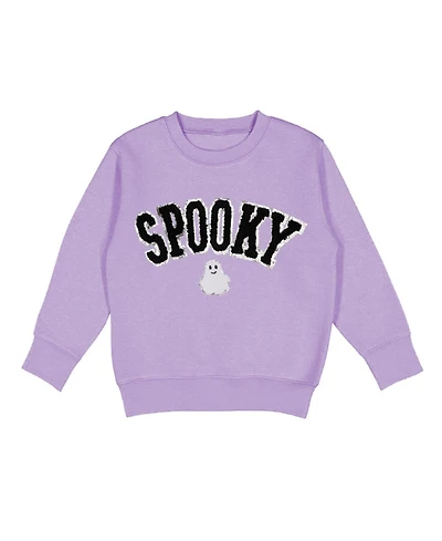 Sweet Wink Toddler Girls 2T-4T Spooky Ghost Patch Halloween Sweatshirt