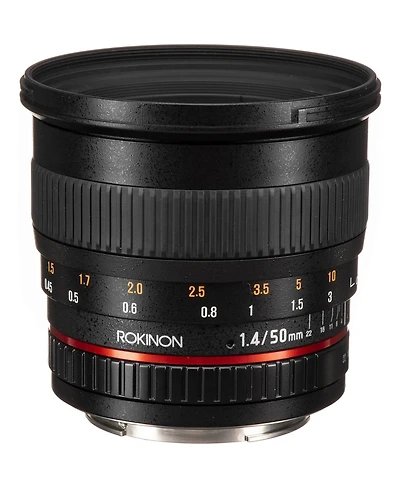 Rokinon 50mm f 1.4 Aspherical If Lens for Canon Ef