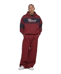 Carre Men's Varsity Stripe Oversized Full Zip Hoodie