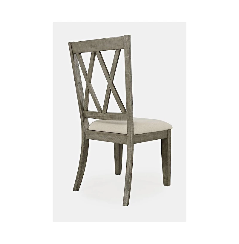 Telluride Rustic Farmhouse Solid Wood Dining Chair (Set of 2)
