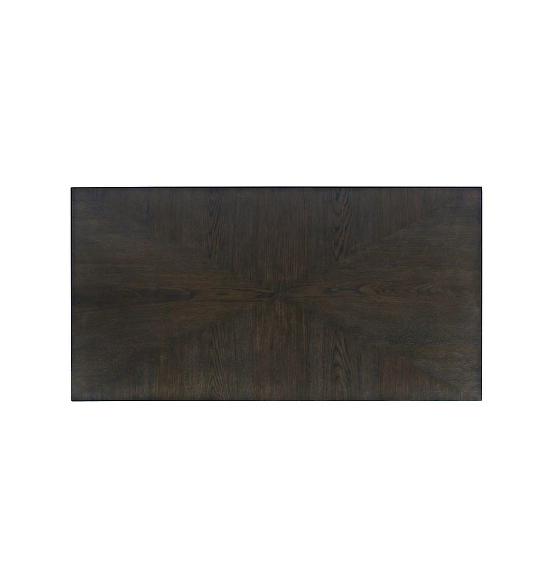 Jofran Modern Contemporary 50" Coffee Table with Storage Shelf and Hidden Casters