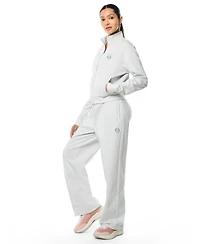Sergio Tacchini Women's Lineo Mock-Neck Premium-French-Terry Track Jacket