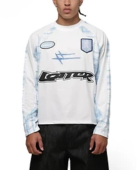 Loiter Men's World Wide Graphic Long-Sleeve Crew Neck Jersey