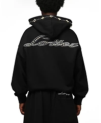 Loiter Men's Oversized Graphic Full-Zip Hoodie
