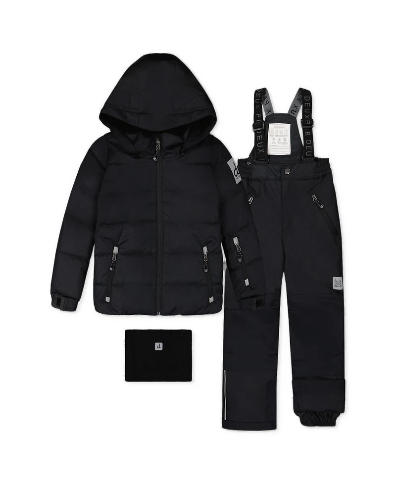 Deux par Toddler Boys' 2T-5T Play Hooded Cordura Jacket and Pants, 2-Piece Set