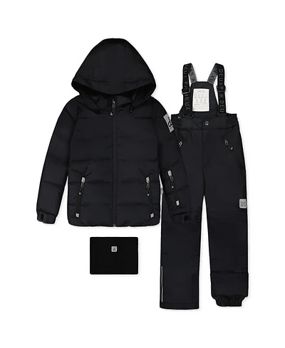 Deux par Toddler Boys' 2T-5T Play Hooded Cordura Jacket and Pants, 2-Piece Set