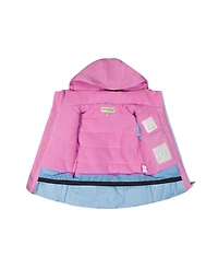 Deux par Little Girls 6TO 8 Two Piece Discover Snowsuit Pinkish