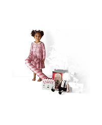 Rachel Riley Toddler Girls' 2T-5T Eloise Long-Sleeve Fit & Flare Peter Pan Collar Dress