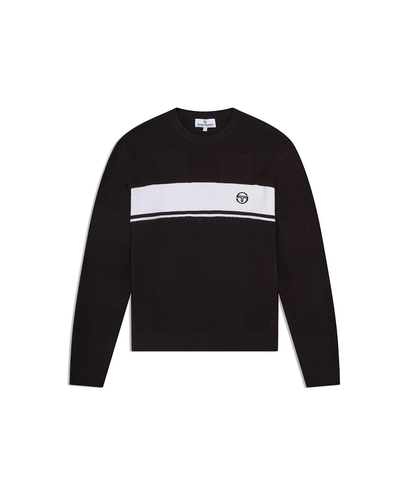 Sergio Tacchini Men's Storia Stripe Crewneck Sweater
