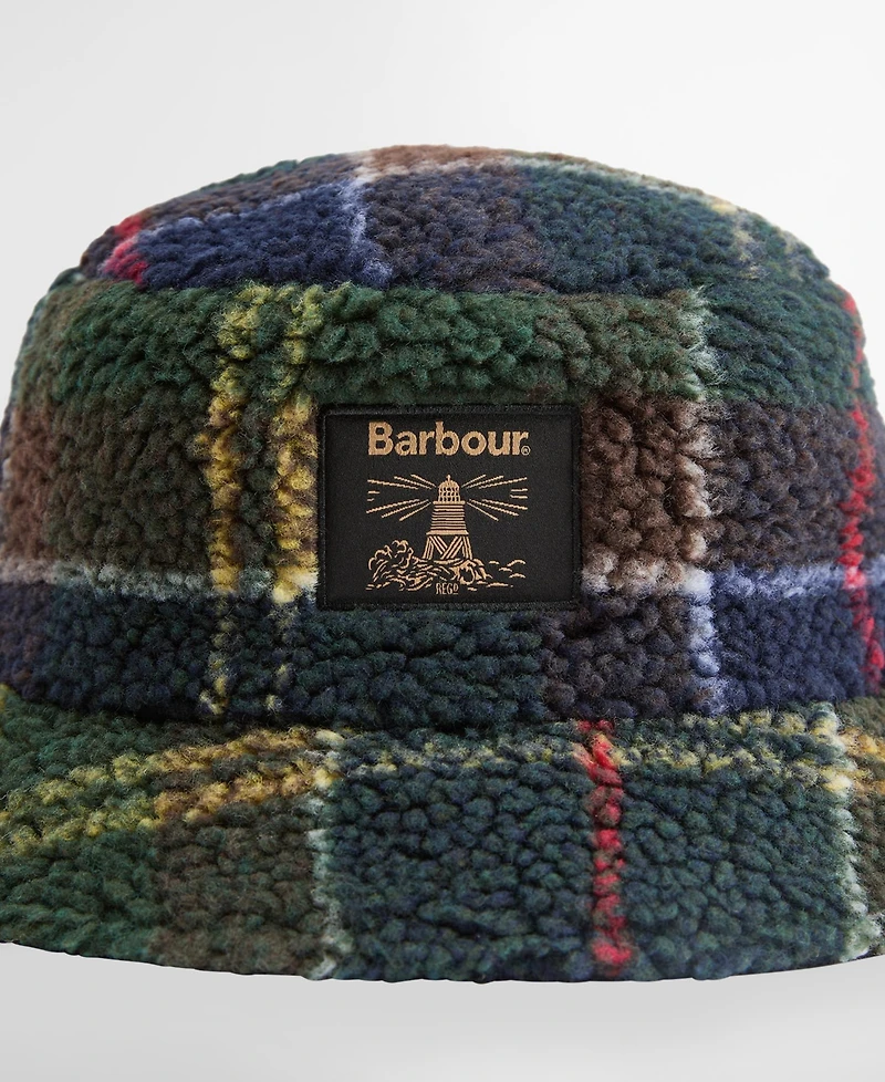 Barbour Field Tartan Fleece Women's Bucket Hat