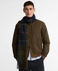Barbour Yorklane Tartan Tasselled Wrap Scarf