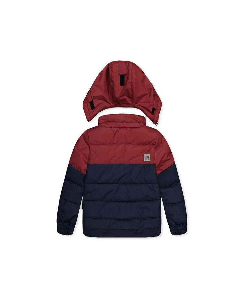 Deux par Toddler Boys' 2T-5T Play Technical Hooded Waterproof Jacket and Pants, 2-Piece Set