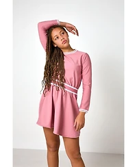 Courtside Kids Girls' 2-16 Club Long Sleeve Dress