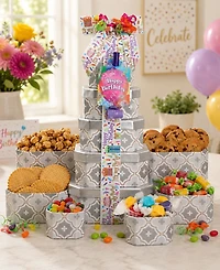 Beyond the Bow Gifts Birthday Celebrations Gift Tower, 8-Pieces