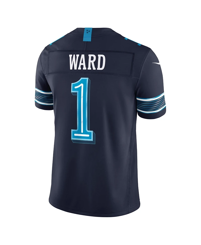 Nike Men's Cameron Ward College Navy Tennessee Titans 2026 Rivalries Collection Vapor F.u.s.e Stitched Limited Jersey