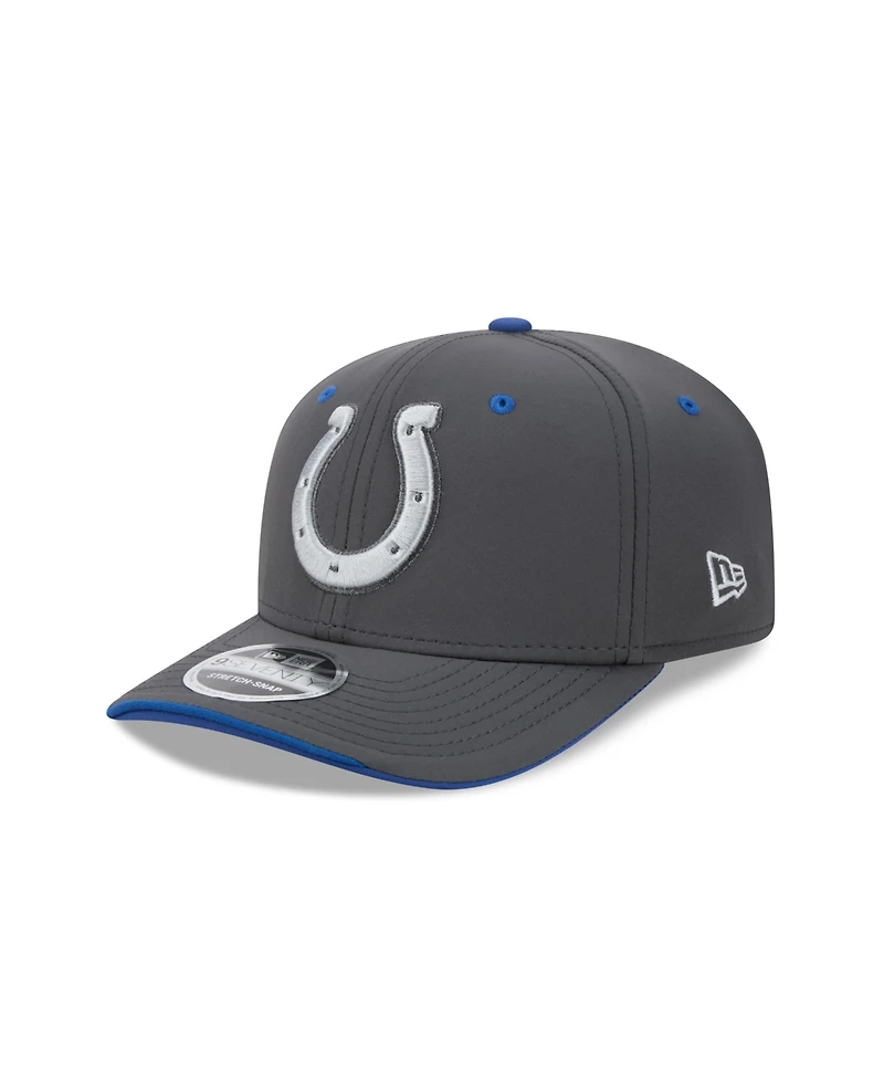 New Era Men's Charcoal Indianapolis Colts 2026 Rivalries Collection Sideline 9SEVENTY Adjustable Hat