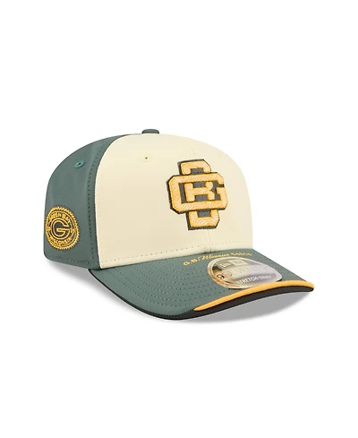 New Era Men's Cream/Green Bay Packers 2026 Rivalries Collection Sideline 9SEVENTY Adjustable Hat