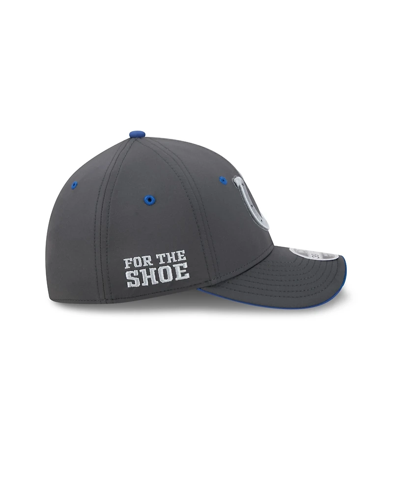 New Era Men's Charcoal Indianapolis Colts 2026 Rivalries Collection 39THIRTY Flex Hat