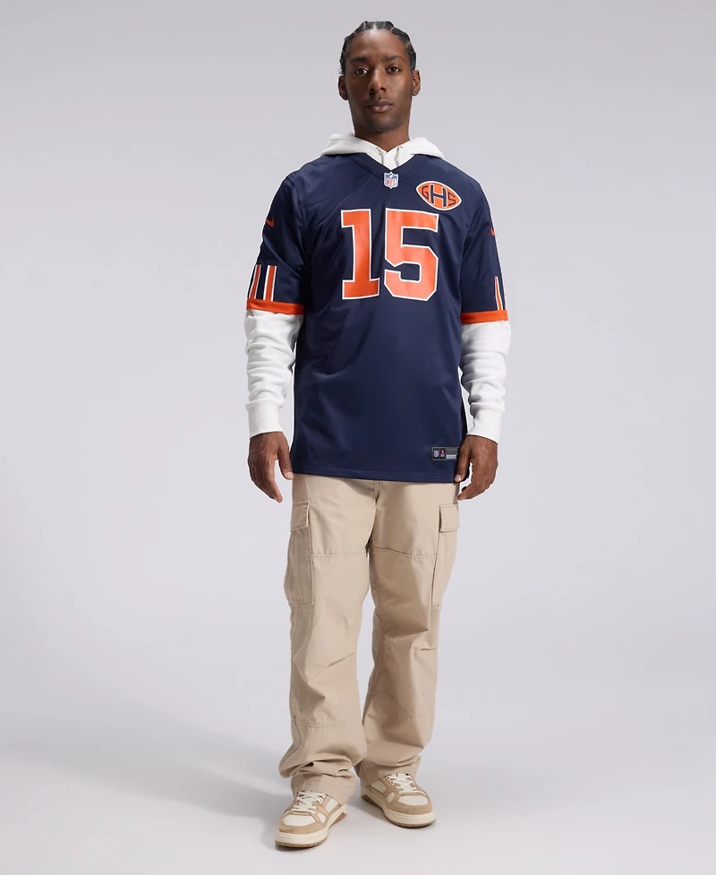 Nike Men's Rome Odunze Navy Chicago Bears 2026 Rivalries Collection Game Jersey