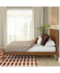 Plank+Beam Linea Tambour Full Bed, Pecan