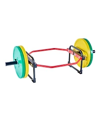 Hongge Detachable Trap Hex Bar 2 in with Knurled Neutral Grips and 500 lbs Capacity for Deadlifts and Shrugs