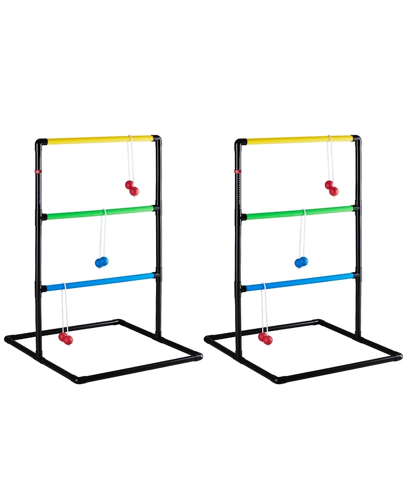 Zeny Ladder Ball and Golf Toss Set, includes 6 Balls, Scoreboard Carry Bag