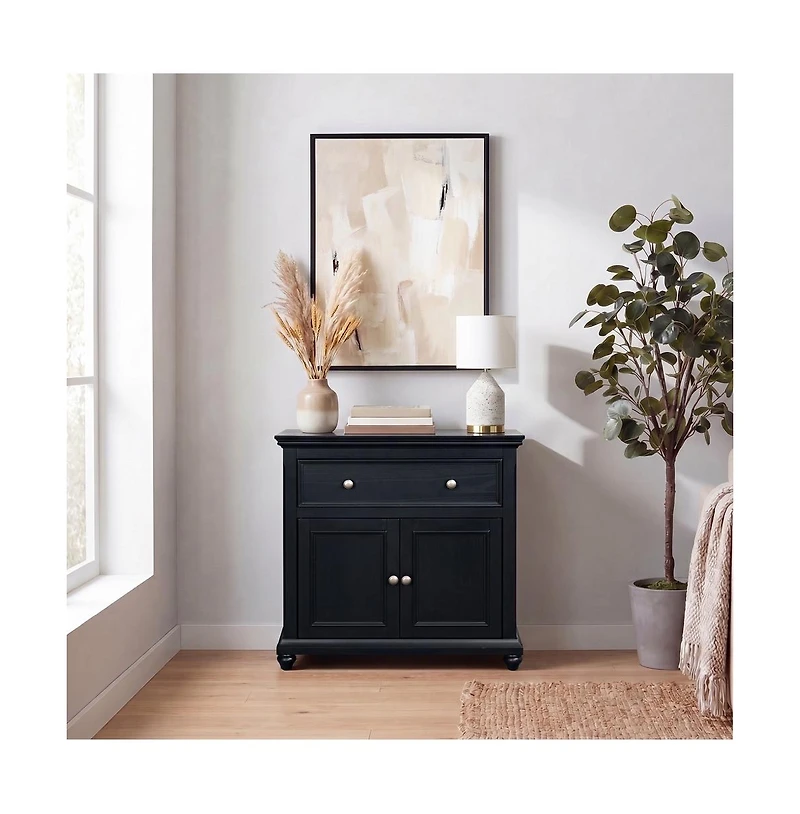Augusta Home Carl Two Door One Drawer Cabinet
