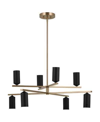 Kichler Gala 36" Wide Champagne Bronze 8-Light 2-Tier Chandelier