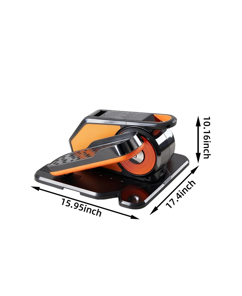 Zeny Compact Under-Desk Elliptical, Quiet Mini Pedal Exerciser with Adjustable Speed and Led Display