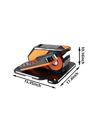 Zeny Compact Under-Desk Elliptical, Quiet Mini Pedal Exerciser with Adjustable Speed and Led Display