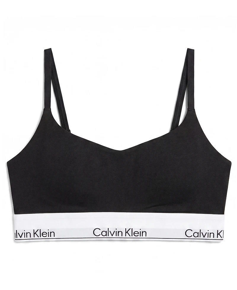 Calvin Klein Icon Cotton-Modal Blend Lightly Lined Wirefree Bralette, QF8994