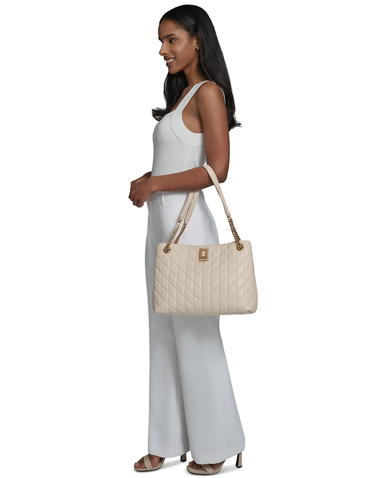 Karl Lagerfeld Paris Lafayette Large Tote Handbag