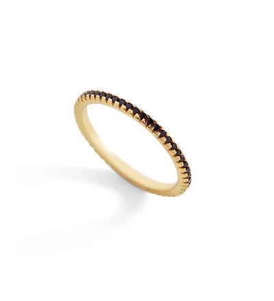 Mint & Lily Women's Cubic Zirconia Eternity Ring