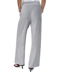 Dkny Women's Wide-Leg Velvet Pull-On Pants