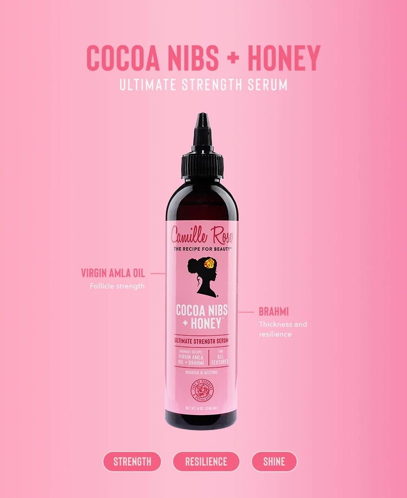 Camille Rose Cocoa Nibs & Honey Ultimate Growth Serum, 8 oz.