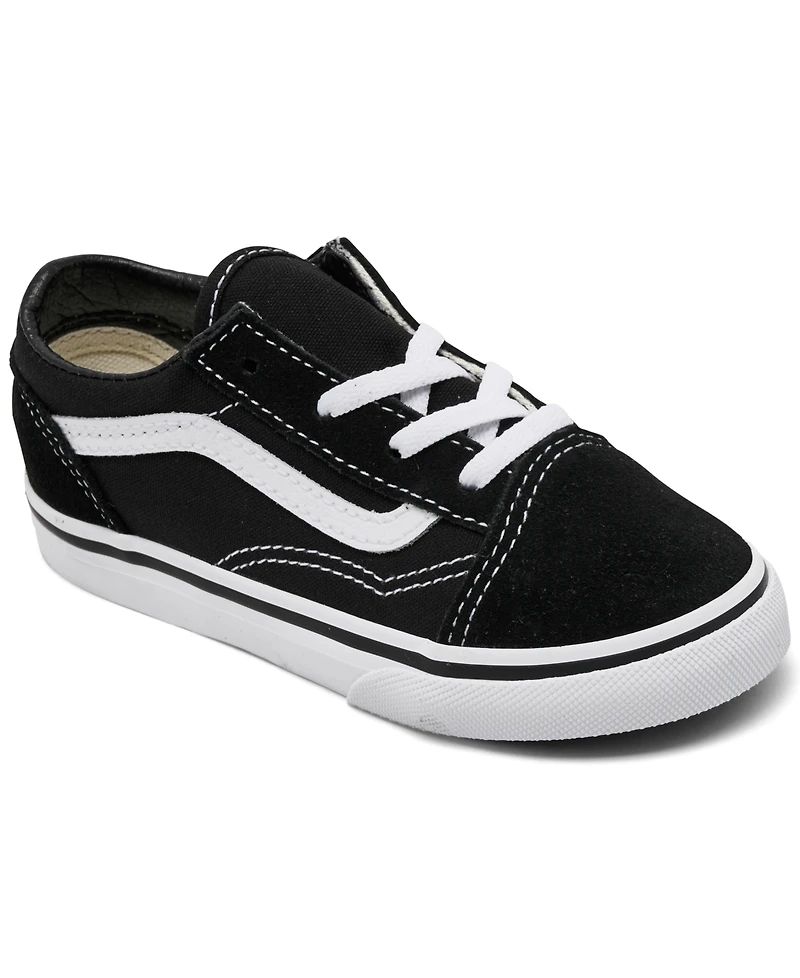 Vans Toddler Boys' and Girls' Old Skool Low-Top Suede-Canvas Sneakers from Finish Line